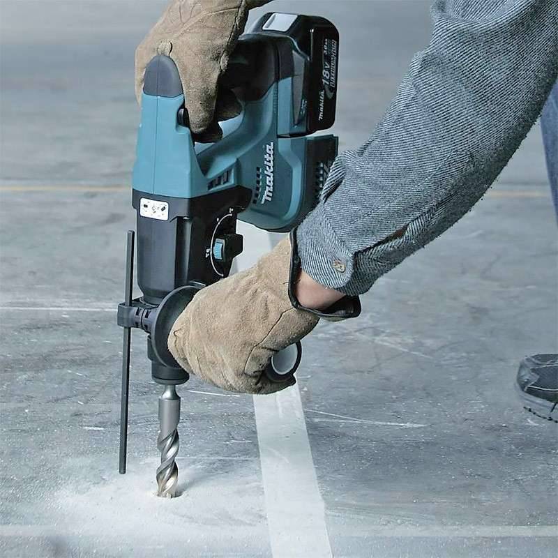 Perfo-burineur MAKITA SDS-Plus 18V Li-Ion 24 mm - Sans batterie, ni chargeur - DHR243ZJ - Image 6
