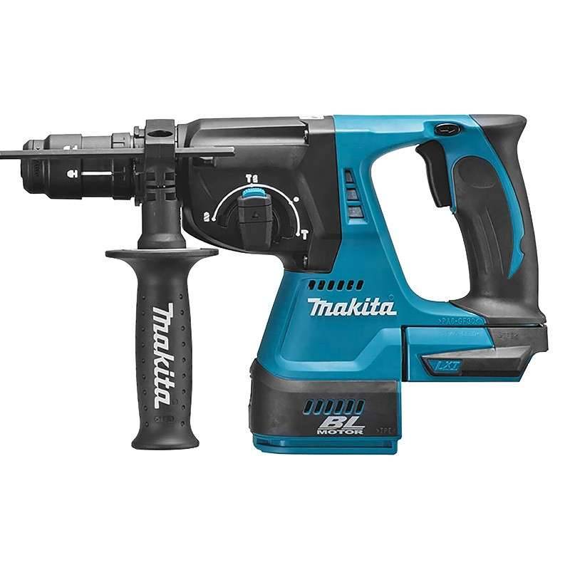 Perfo-burineur MAKITA SDS-Plus 18V Li-Ion 24 mm - Sans batterie, ni chargeur - DHR243ZJ - Image 2