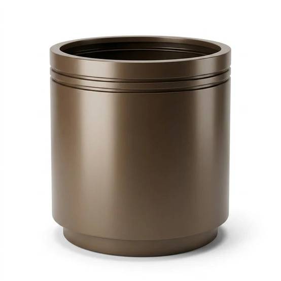 Pot INFINITY ROUND 60x60cm taupe - Image 1