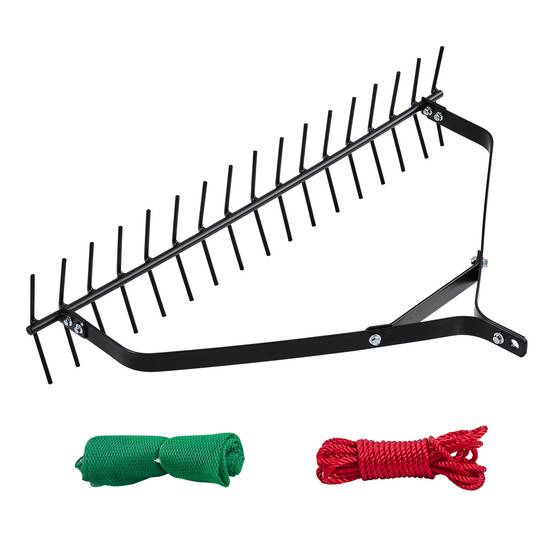 Vevor - VEVOR Râteau à mauvaises herbes aquatiques 810x495x165 mm, acier, corde nylon 9 m et filet inclus, désherbage pour étang, lac, ruisseau. - Image 1