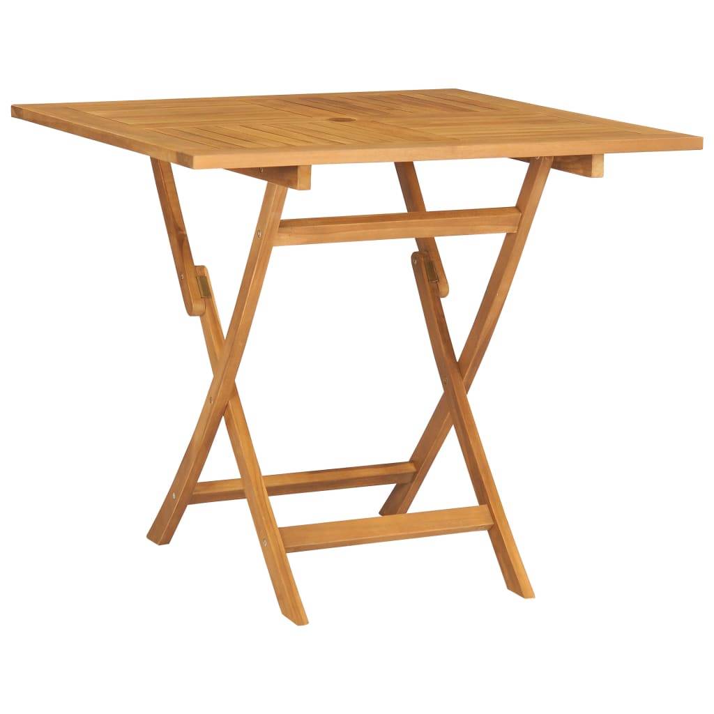 Helloshop26 - Salon de jardin meuble d'extérieur ensemble de mobilier 5 pièces bois de teck massif - Image 2