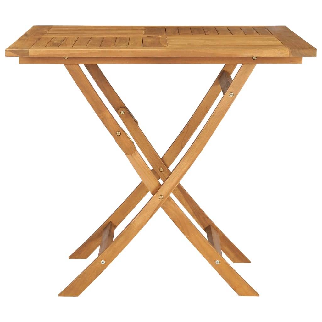Helloshop26 - Salon de jardin meuble d'extérieur ensemble de mobilier 5 pièces bois de teck massif - Image 3