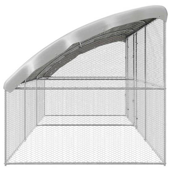 Parc à Volailles 12 m² avec Toit Anti-Pluie, Volière de Jardin en Acier – ComfortXL Outdoor Living - Image 5
