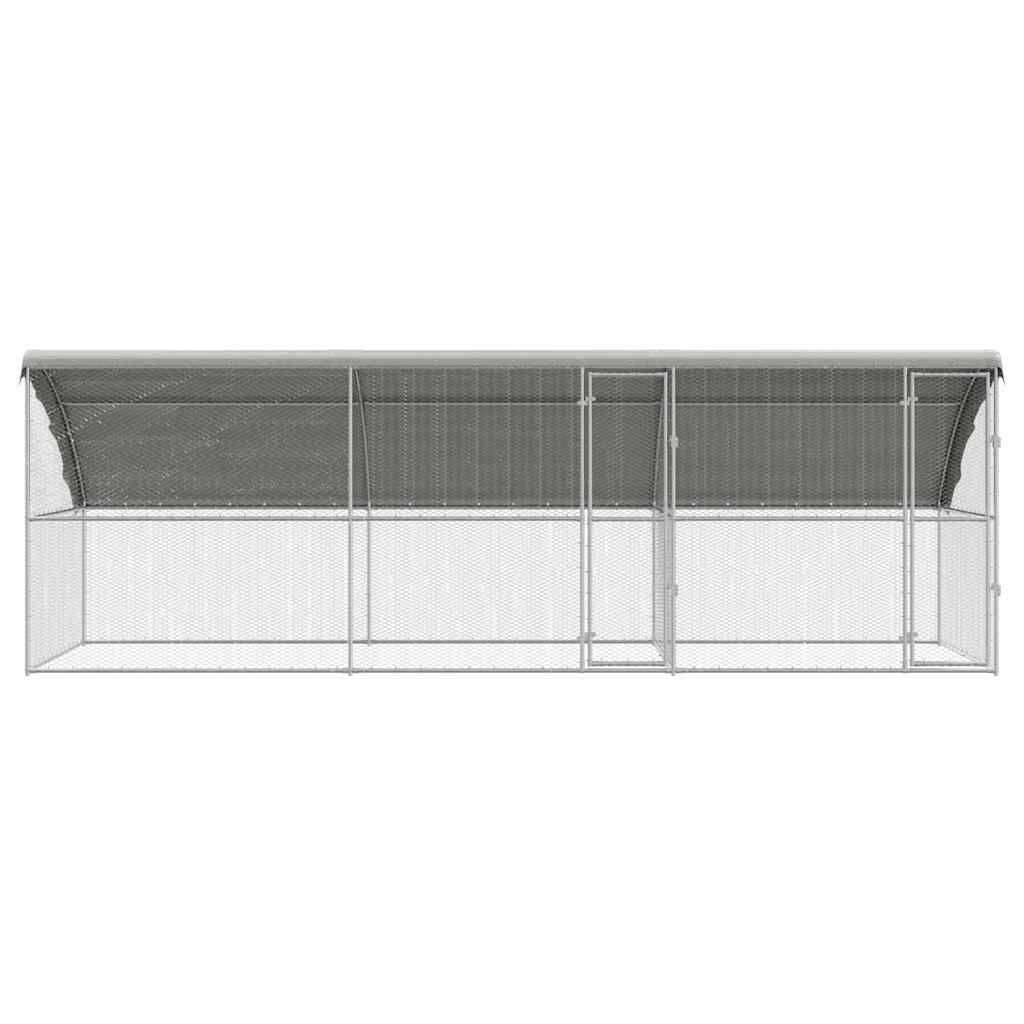 Parc à Volailles 12 m² avec Toit Anti-Pluie, Volière de Jardin en Acier – ComfortXL Outdoor Living - Image 4