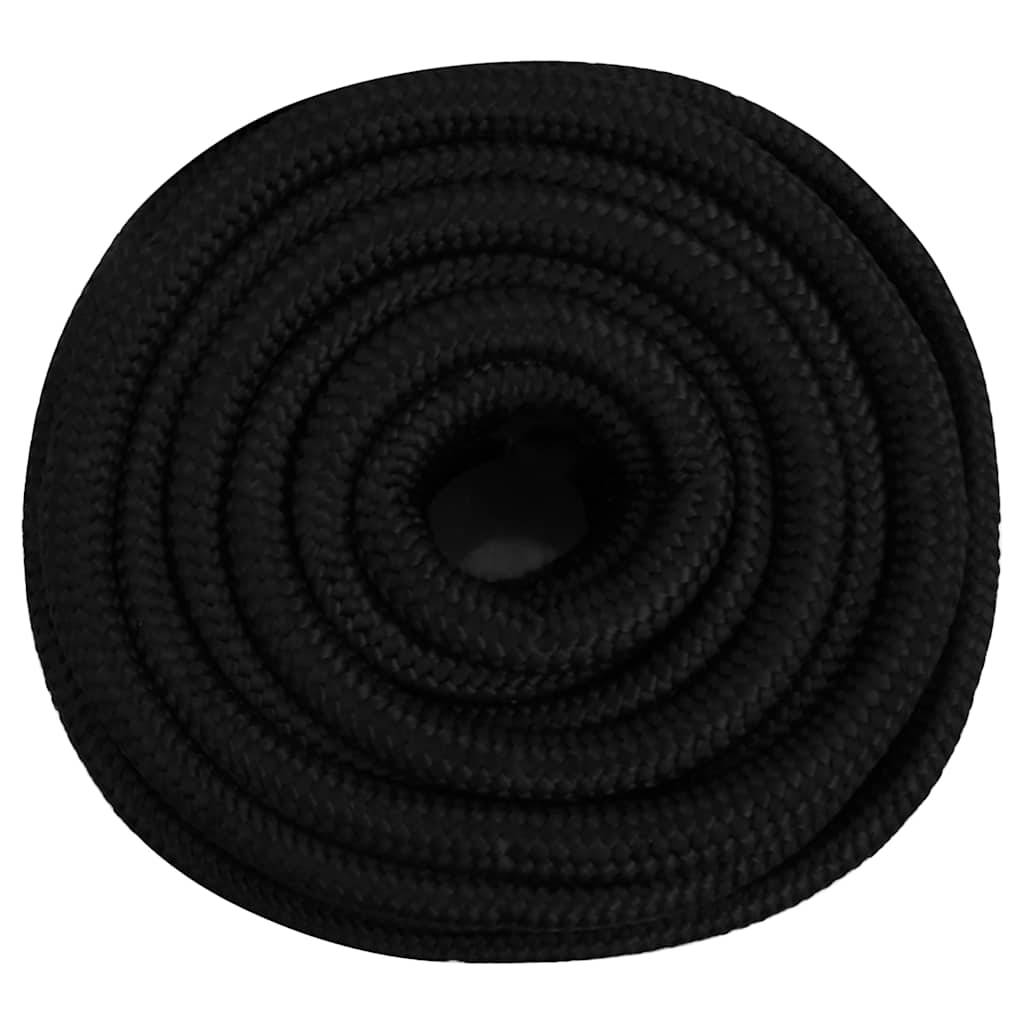 Corde de travail Noir 25 mm 50 m Polyester Maison Chic - Image 3
