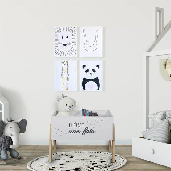 ALTOBUY - Bac à Livres Enfant Motif Etoiles - HISTORIA - Image 2