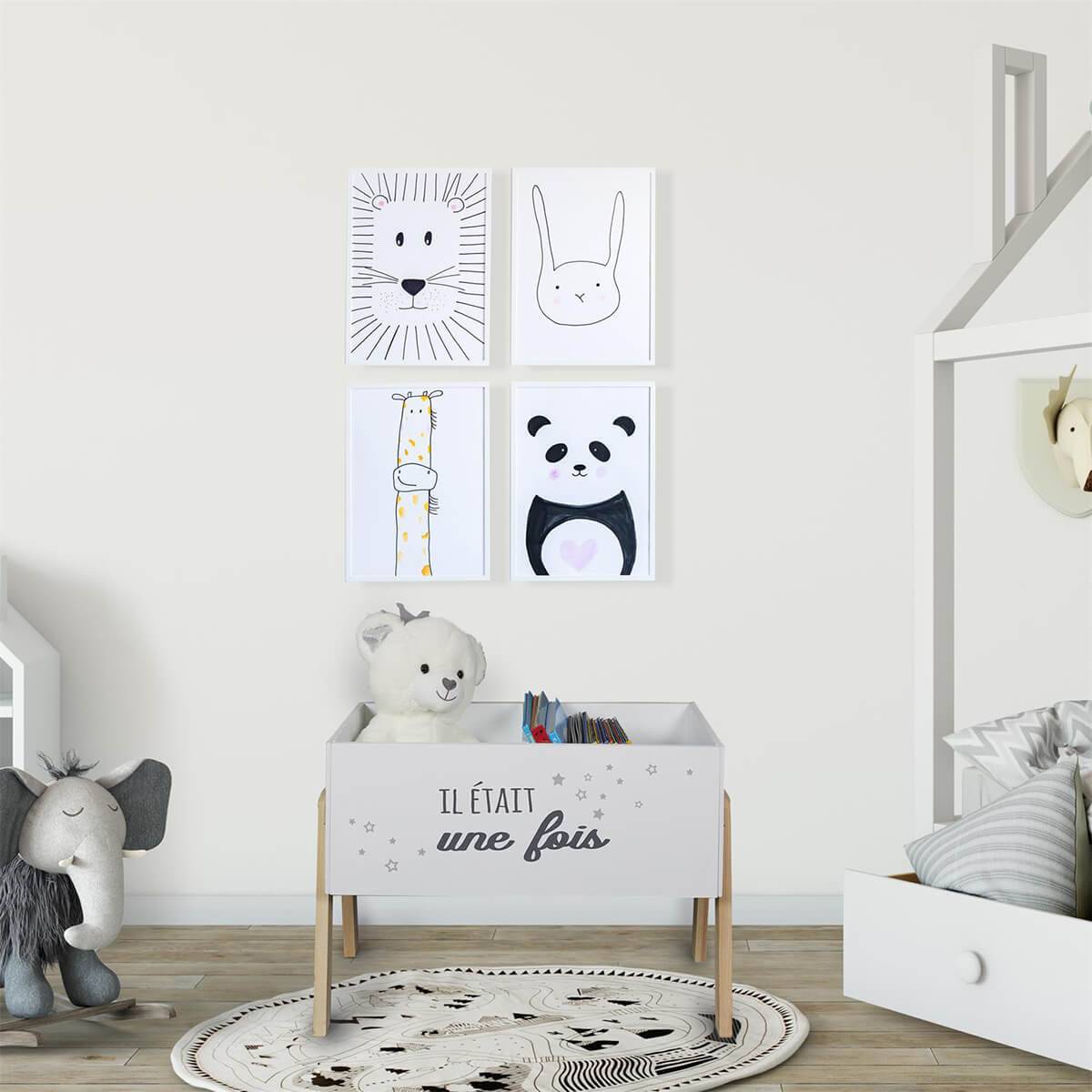 ALTOBUY - Bac à Livres Enfant Motif Etoiles - HISTORIA - Image 2