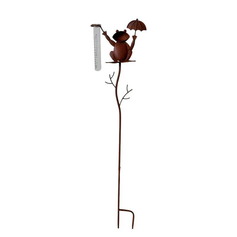 La Grande Prairie - Pluviomètre grenouille parapluie 22x12x100cm - Image 5