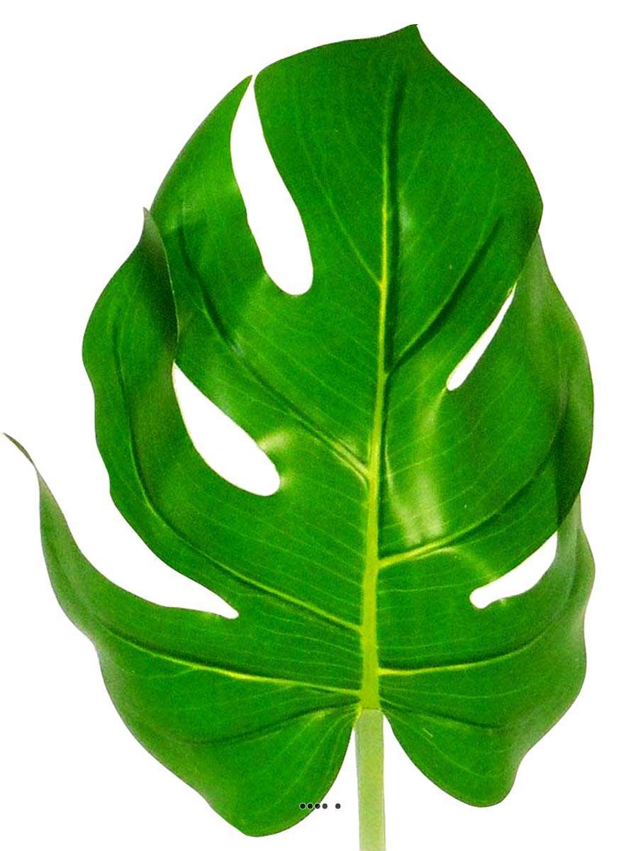 Artificielles - Feuille de Philodendron H 56 cm Tissu plastifié pour extérieur D 20 cm