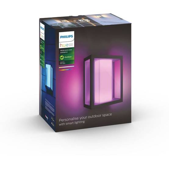 Philips - Applique murale - PHILIPS HUE - Impress - Lumiere blanche et colorée - Noir - Large - IP44 - Image 7