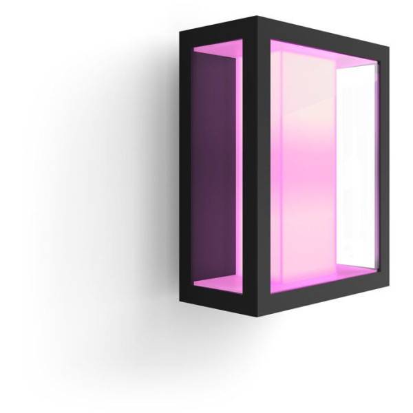 Philips - Applique murale - PHILIPS HUE - Impress - Lumiere blanche et colorée - Noir - Large - IP44 - Image 1