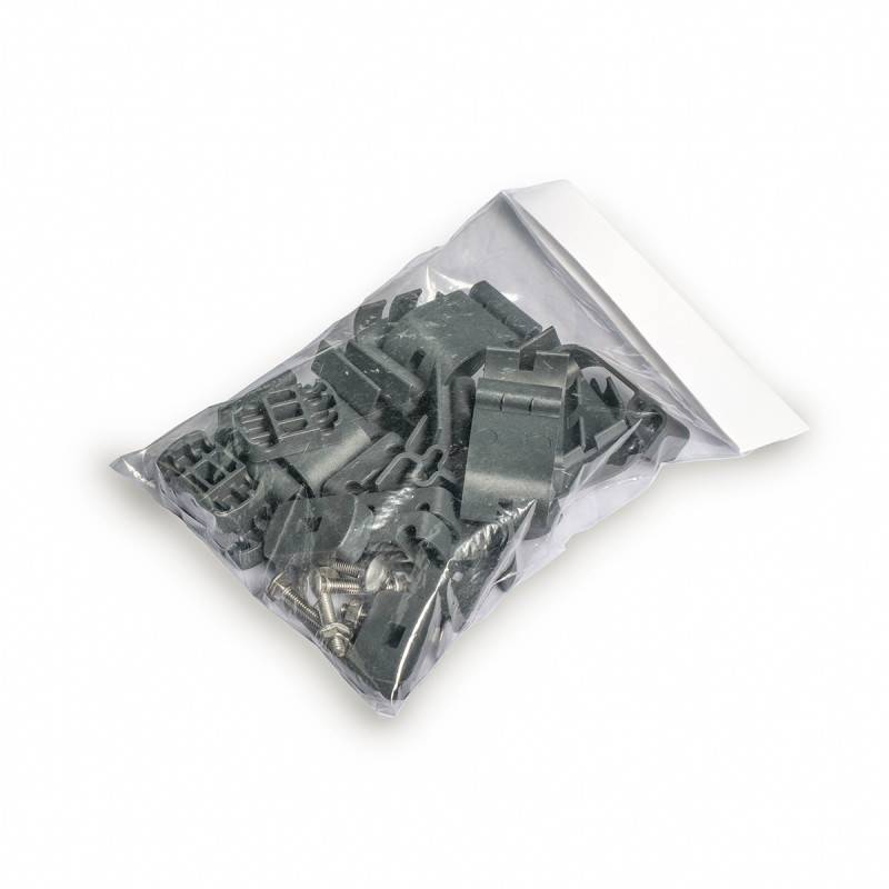 Kit complet grillage rigide avec soubassement longueur 20m - Hauteur 1m80 - Gris anthracite - Easy Clôture - Image 5