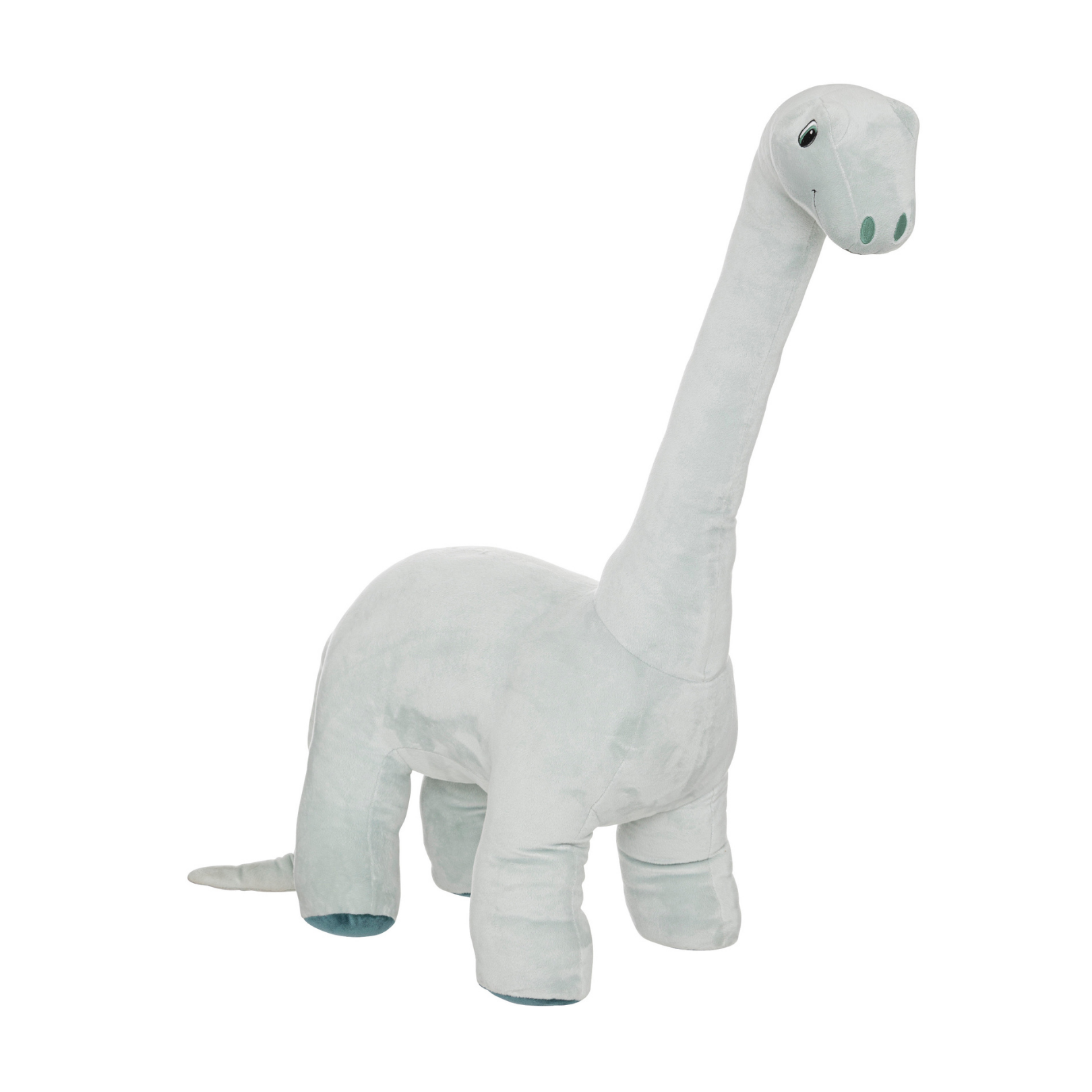 Peluche dinosaure XL - ATMOSPHERA - Polyester - Bleu ciel - Image 1
