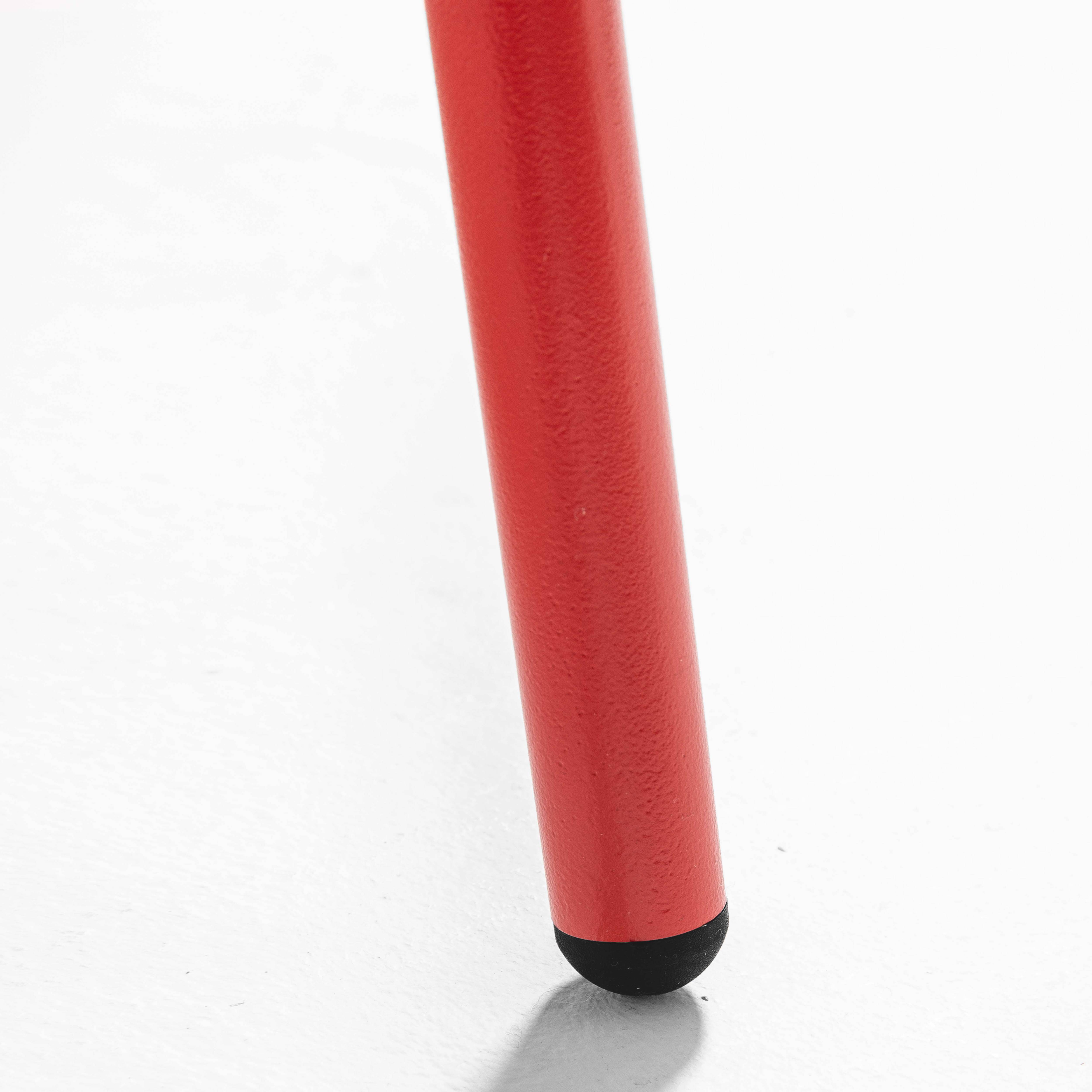 Oviala - Fauteuil de jardin bas en métal rouge Palavas - Oviala - Image 5