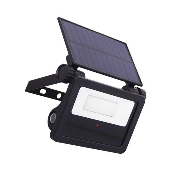 Xanlite - Projecteur mural solaire compact IP54, 1600 lumens, détecteur de mouvement, Noir - PRS1400D - Image 1