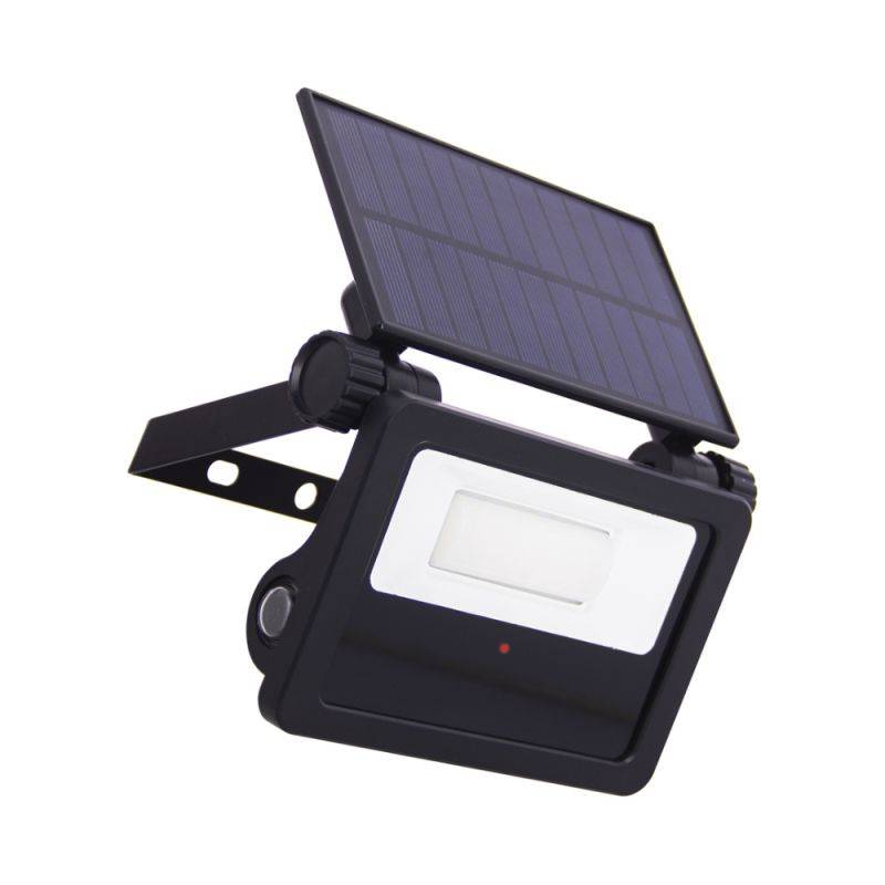 Xanlite - Projecteur mural solaire compact IP54, 1600 lumens, détecteur de mouvement, Noir - PRS1400D - Image 1