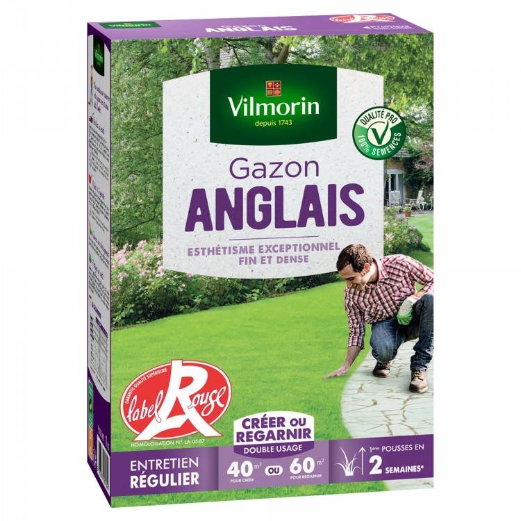 Vilmorin - Vilmorin - Gazon Anglais Vert, 1 kg (4462714)