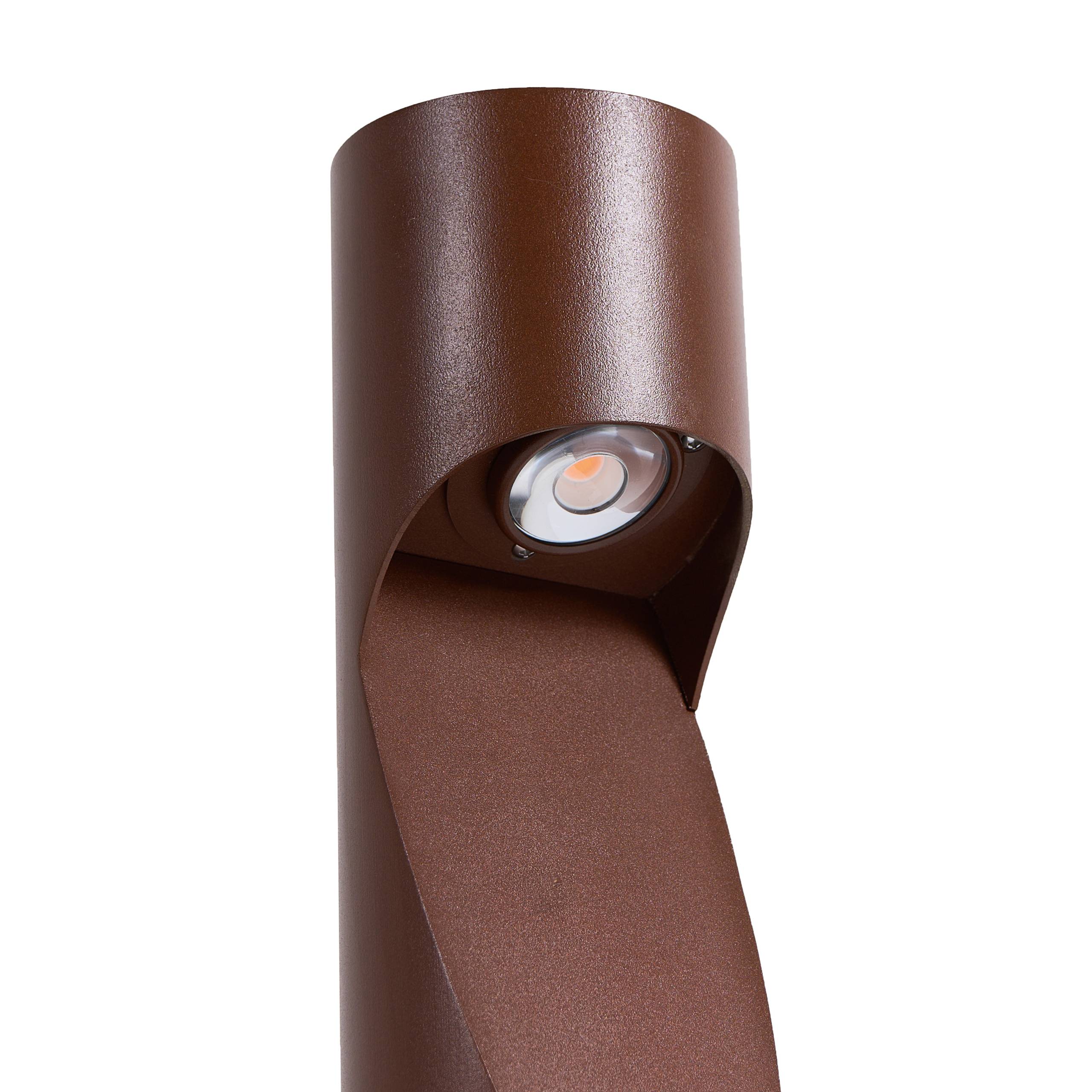 Beliani - Borne Lumineuse Aluminium Marron CAROI - Beliani - Image 6