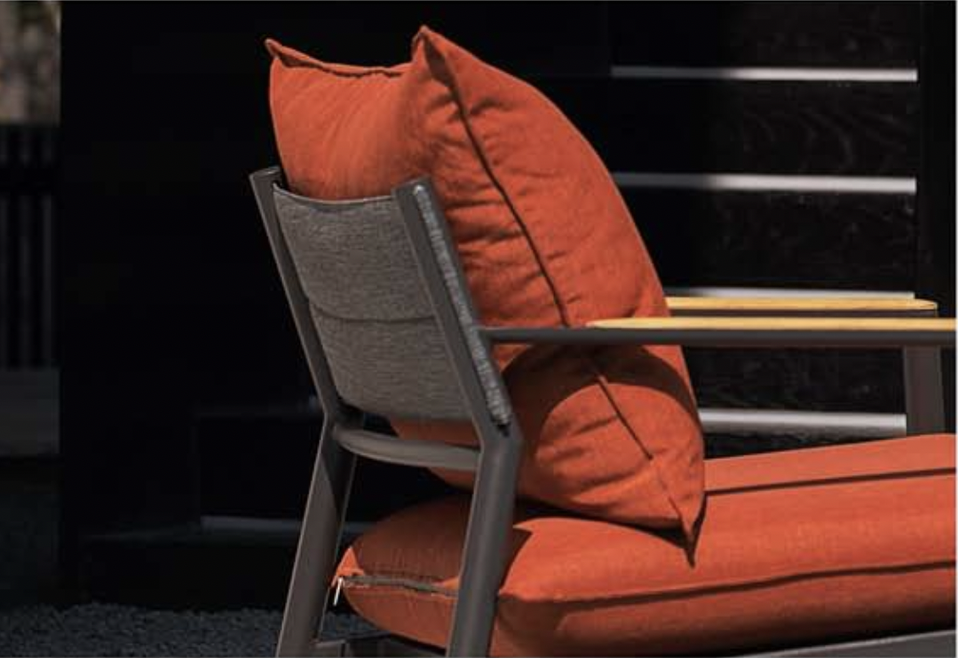 Couleurs du monde - Fauteuil Monti terracotta - Image 2