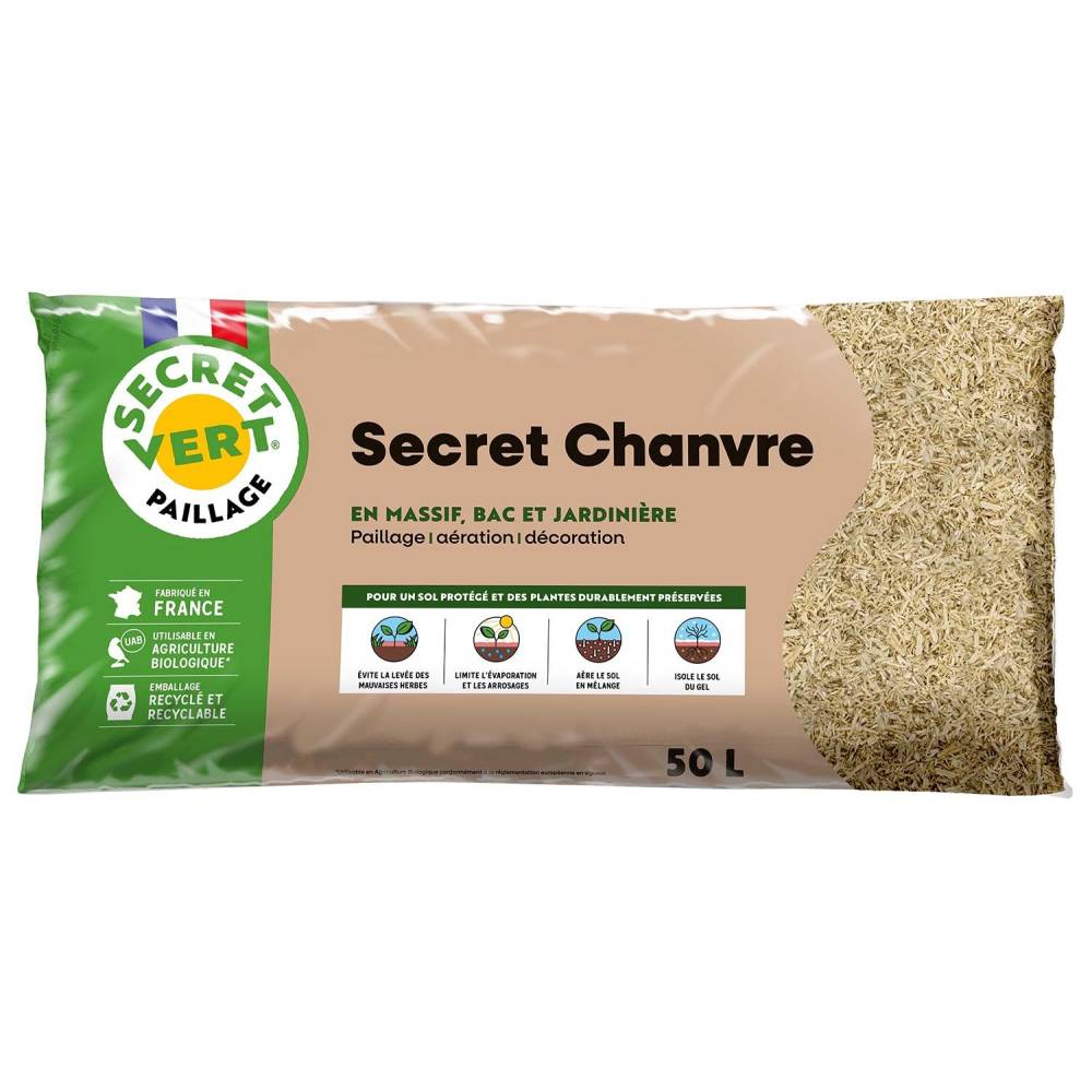 Secret Vert - Secret chanvre paillis de chanvre 50 litres - Image 3