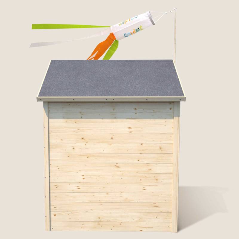 Soulet - Cabane en bois avec fenêtre et boîte aux lettres GARANCE - Image 8