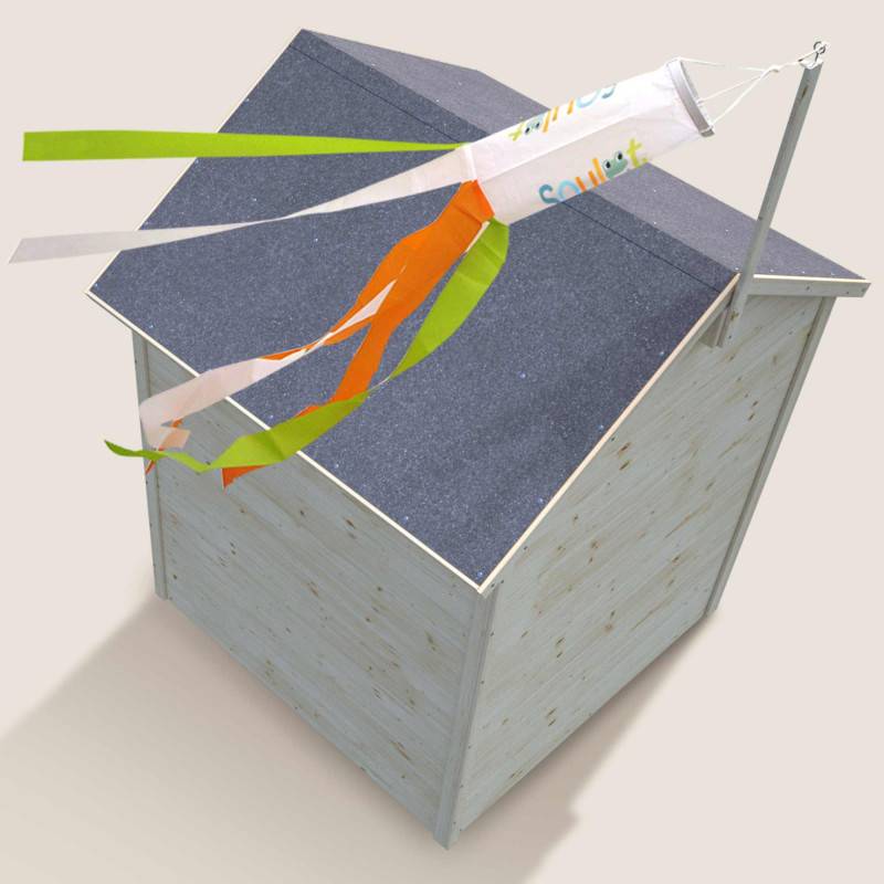 Soulet - Cabane en bois avec fenêtre et boîte aux lettres GARANCE - Image 10