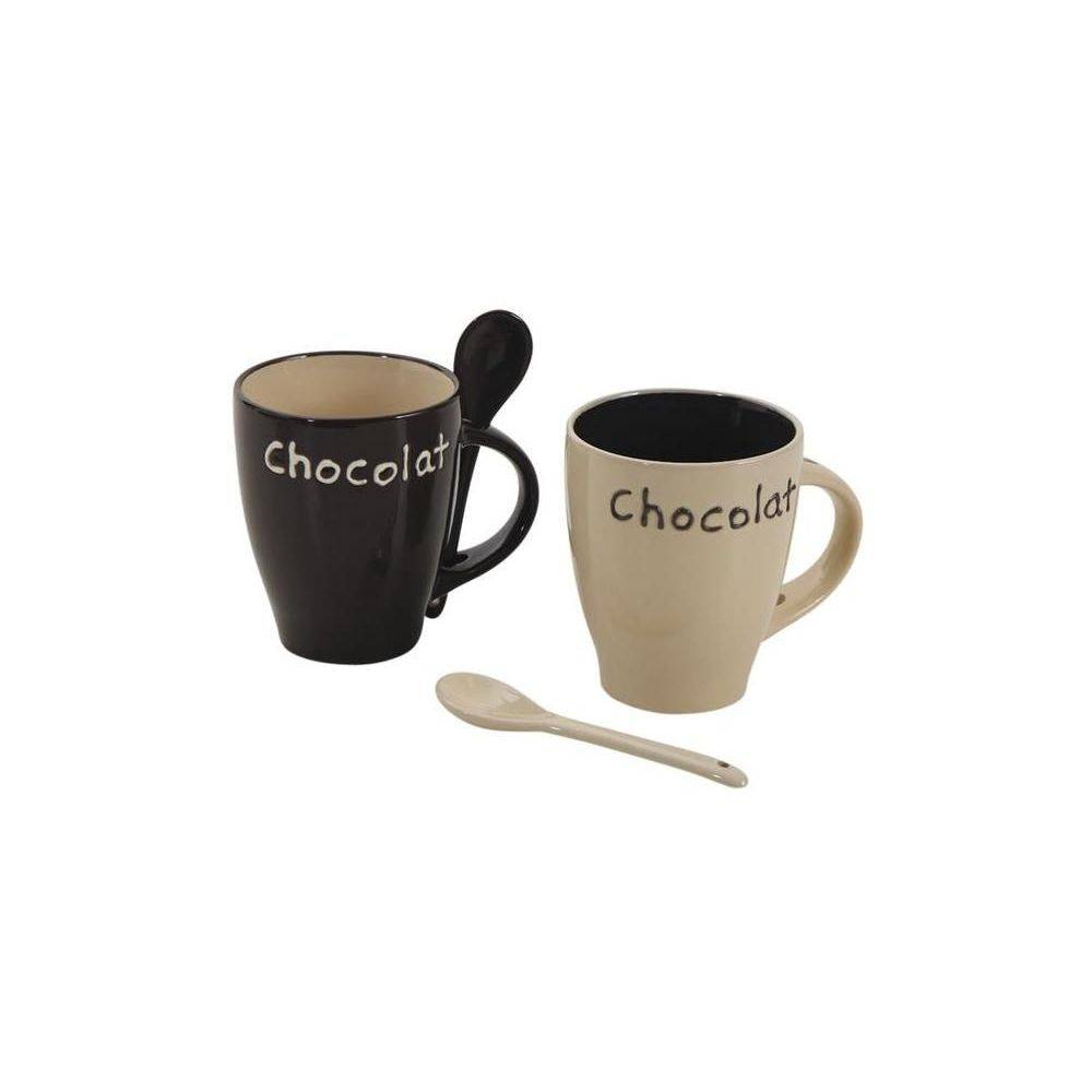 Aubry Gaspard - Mug à chocolat en grès (Lot de 6) - Image 2