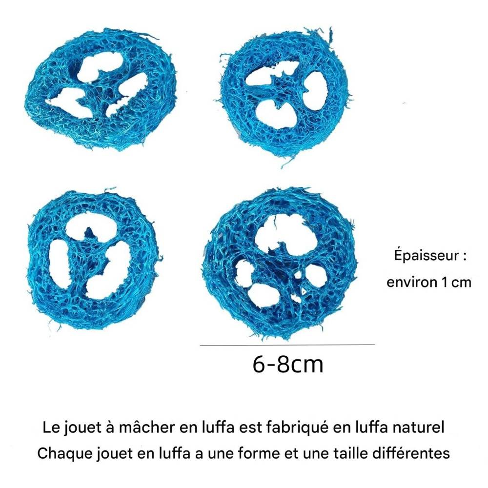 DtopbuyAge - Jouets à mâcher en luffa naturel pour rongeurs et cochons DtopbuyAge - Image 5