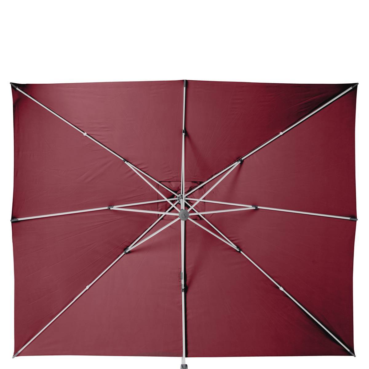 Hesperide - Toile de parasol "Equador" bordeaux 4x3m en polyester Hespéride - Image 2