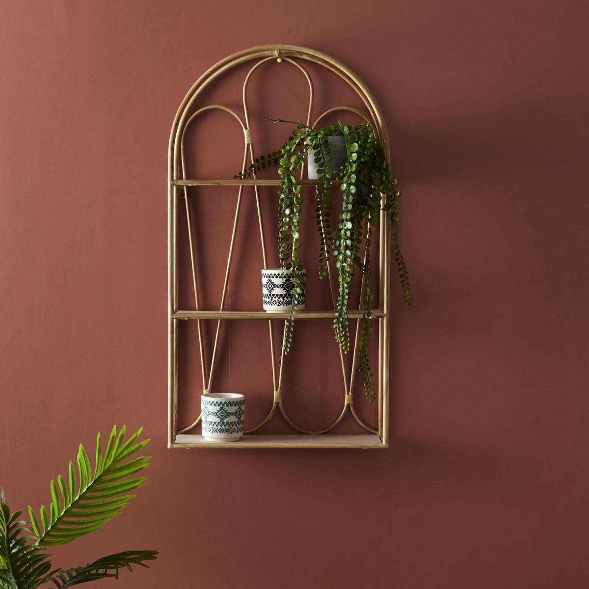 The Home Deco Factory - Étagère Murale Arche "Java" 73cm Naturel - Image 4