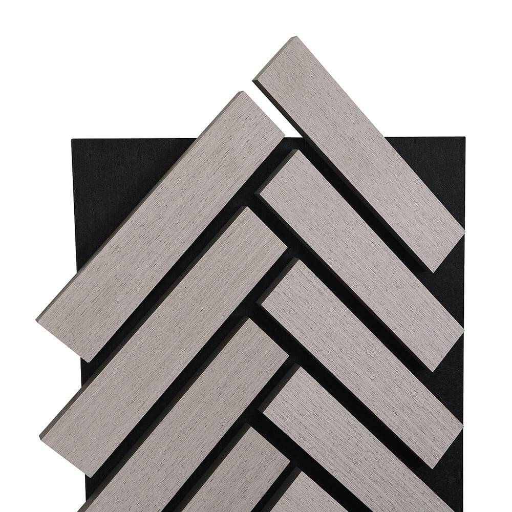 Panneau acoustique HOME DELUXE VEGA - Chêne gris - 80 x 40 cm - Image 4