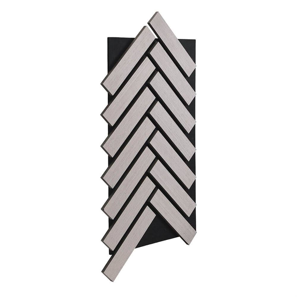 Panneau acoustique HOME DELUXE VEGA - Chêne gris - 80 x 40 cm - Image 3