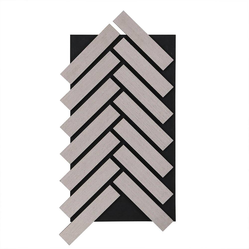 Panneau acoustique HOME DELUXE VEGA - Chêne gris - 80 x 40 cm - Image 2