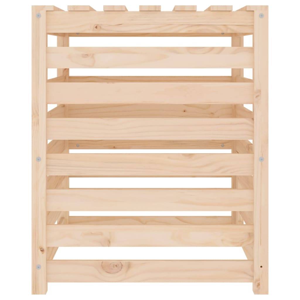 Vidaxl - Composteur 63,5x63,5x77,5 cm Bois massif de pin vidaXL 823808 - Image 8