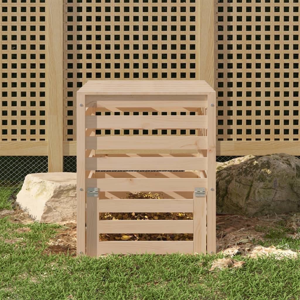Vidaxl - Composteur 63,5x63,5x77,5 cm Bois massif de pin vidaXL 823808 - Image 1