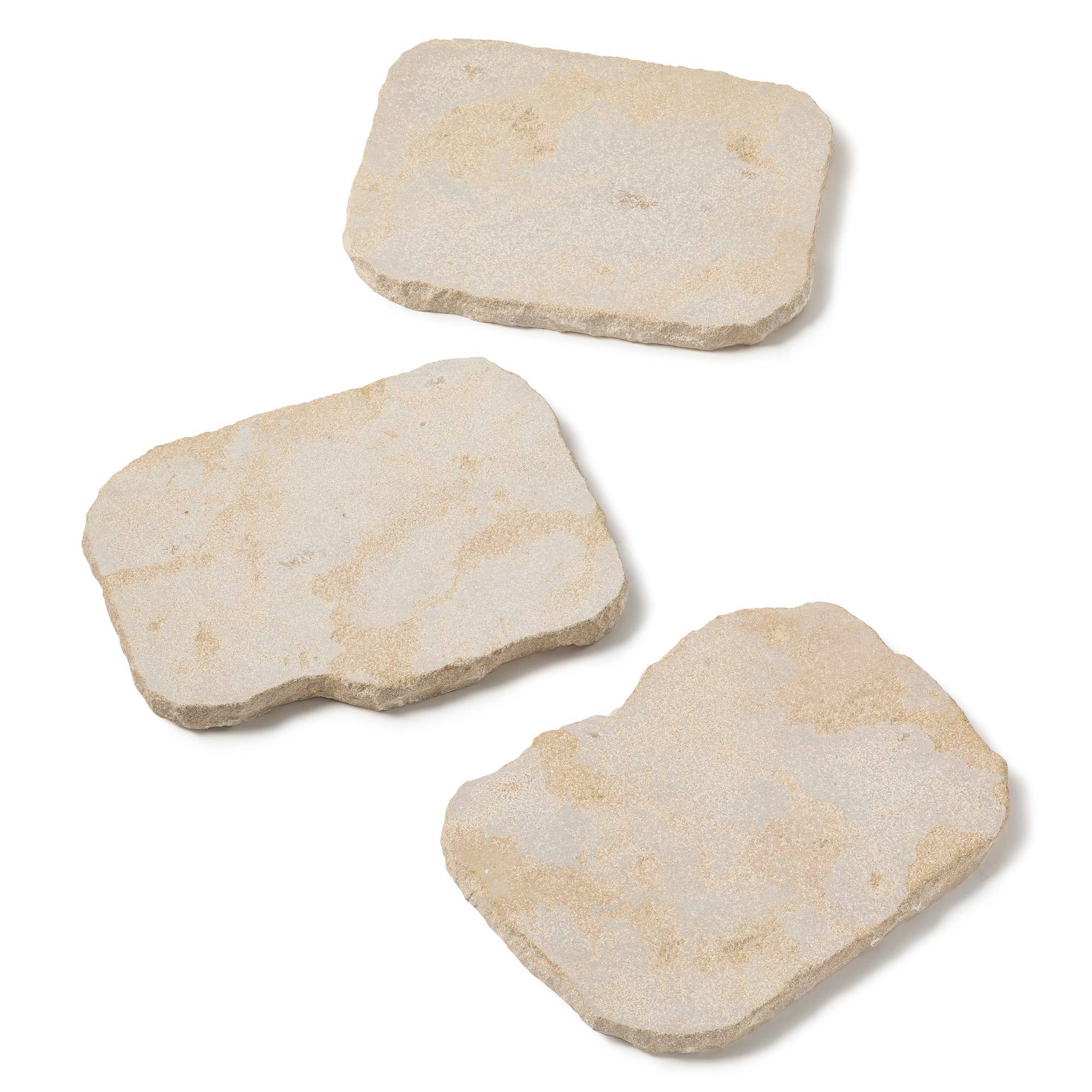 RO'MA Nature - Pas japonais Irrégulier Pierre de l'Atlas Beige 40-30x3 cm (à l'unité) - RO'MA NATURE - Image 3