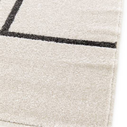 Decoweb - Tapis de salon motif graphique - Urban - Beige - 120 x 170 cm - Decoweb - Image 4