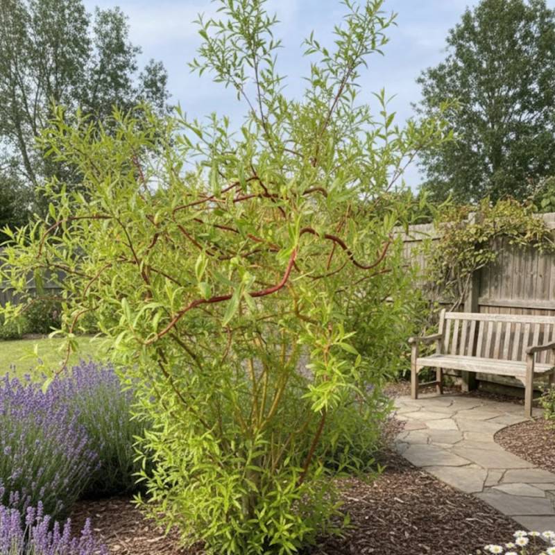 Saule de Pékin tortueux, Salix - Pot de 4L - 40/60 cm - Image 3