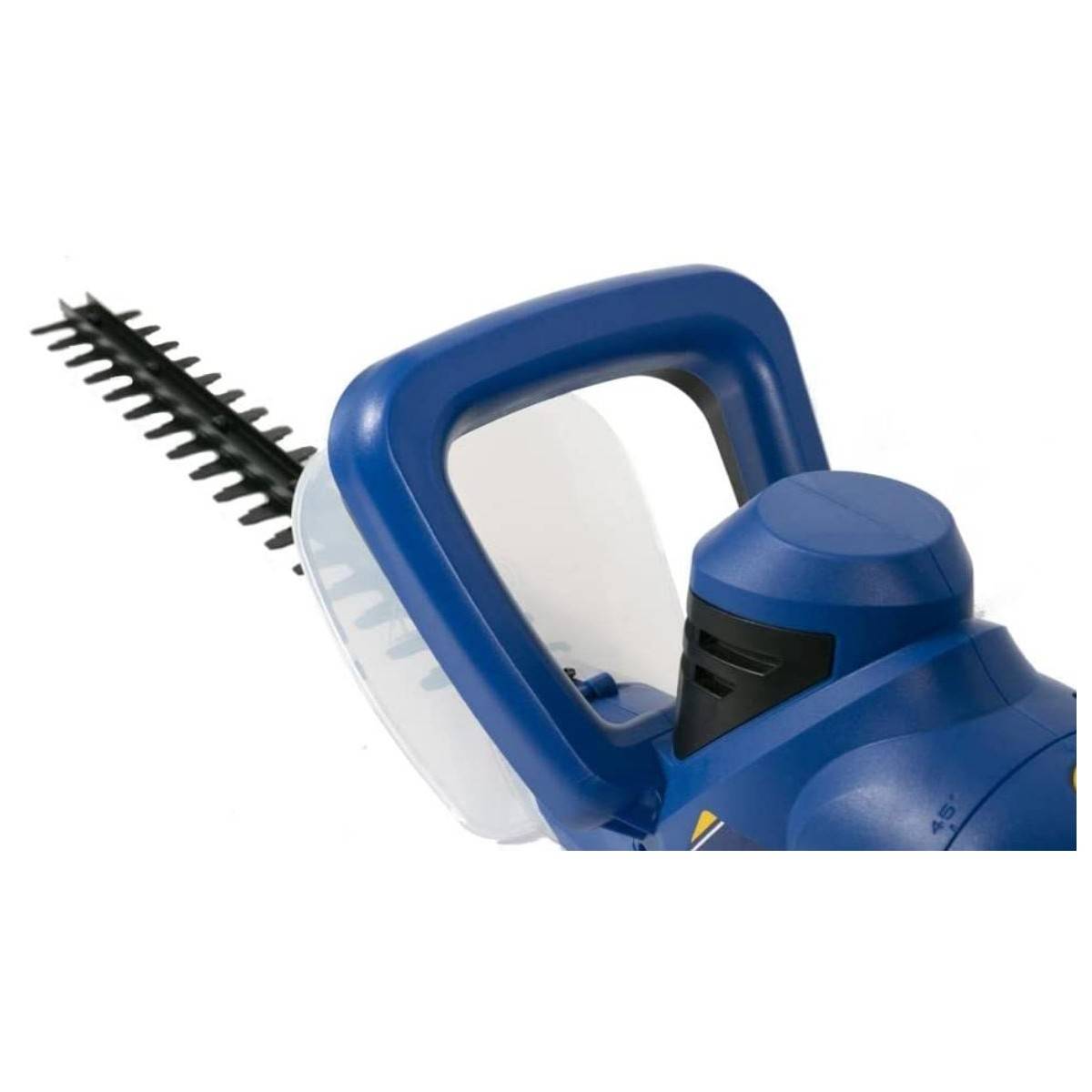 Taille haies 450W Poignée rotative 90° Guide 50 cm Double frein de sécurité GOODYEAR - Image 2
