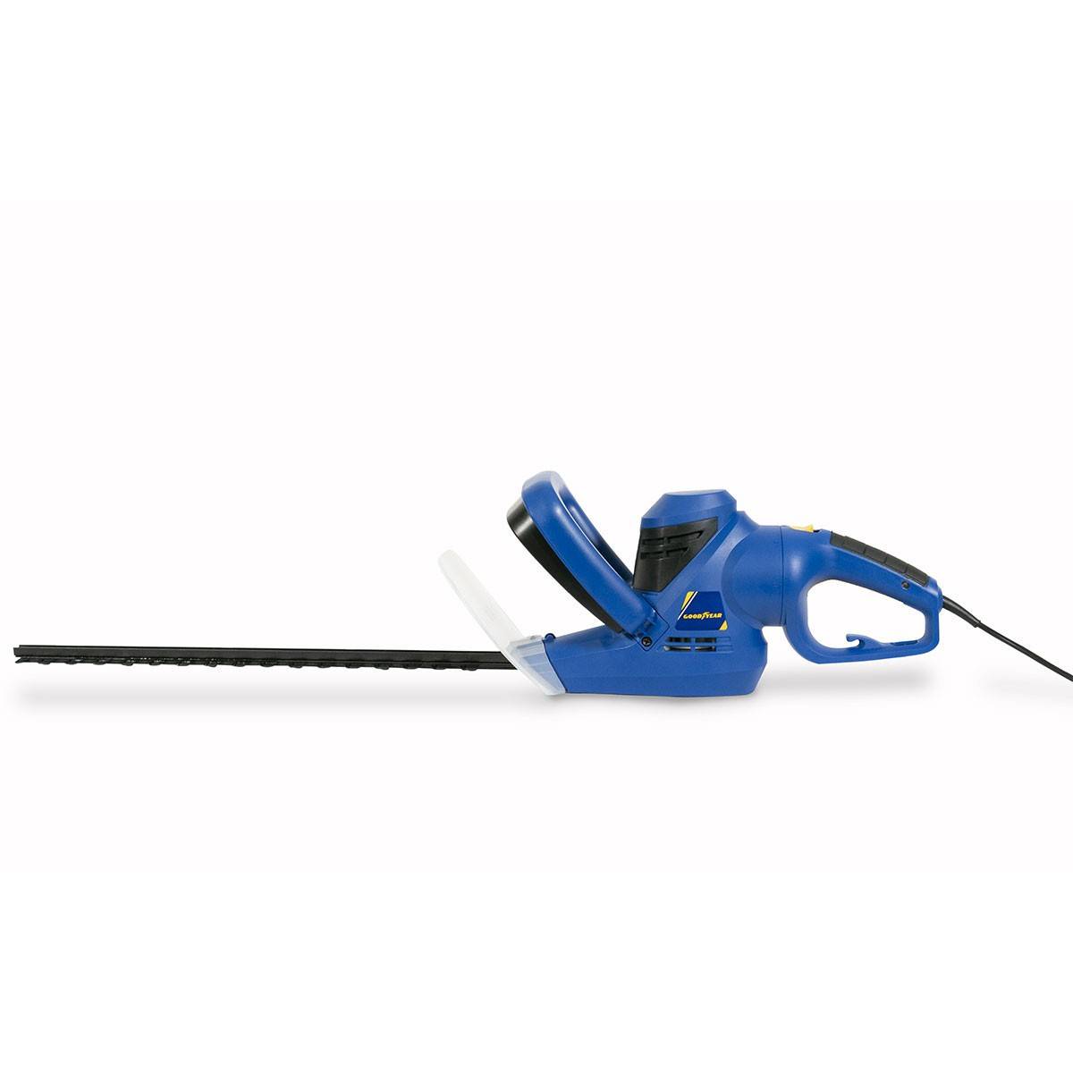 Taille haies 450W Poignée rotative 90° Guide 50 cm Double frein de sécurité GOODYEAR - Image 1