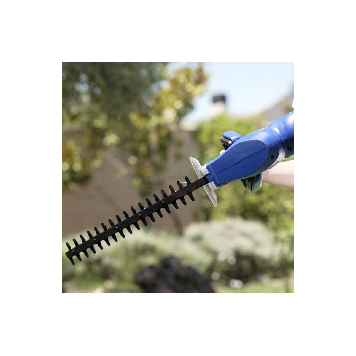 Taille haies 450W Poignée rotative 90° Guide 50 cm Double frein de sécurité GOODYEAR - Image 3