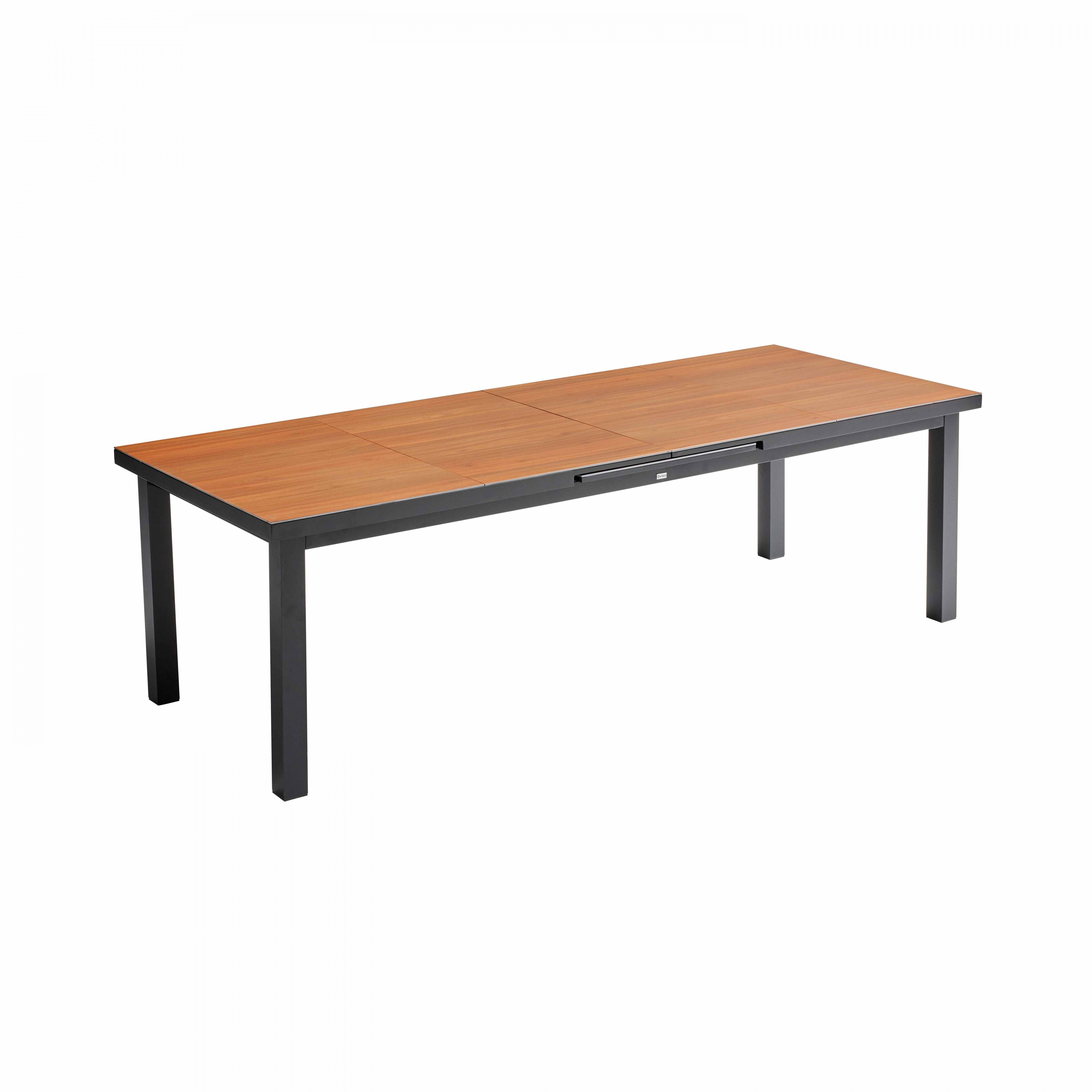 Oviala - Table de jardin rectangulaire extensible bois 12 à 14 places Melbourne - Oviala - Image 3