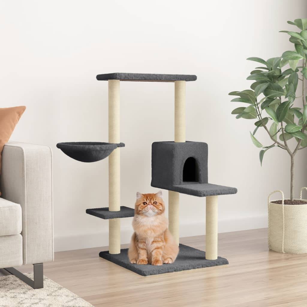 Vidaxl - Arbre à chat avec griffoirs en sisal gris foncé 95 cm vidaXL 172075 - Image 1