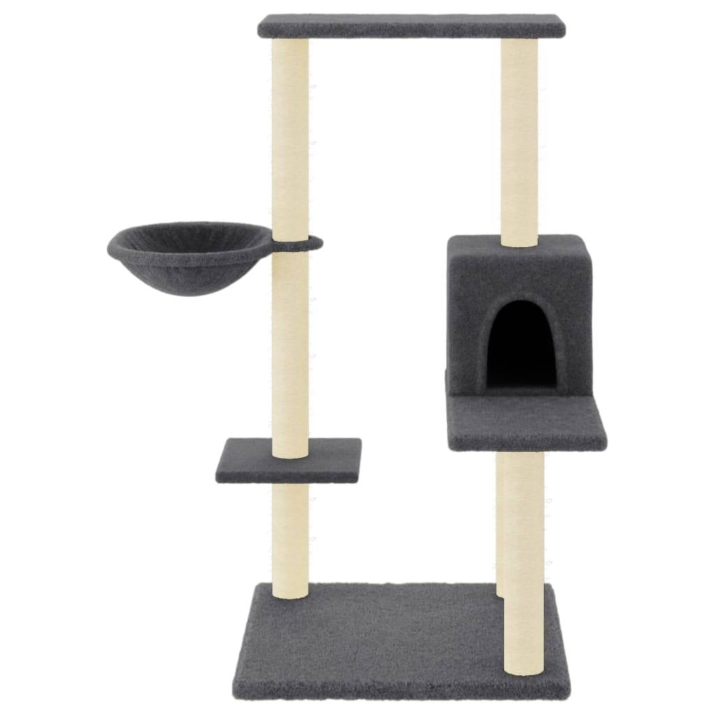 Vidaxl - Arbre à chat avec griffoirs en sisal gris foncé 95 cm vidaXL 172075 - Image 8