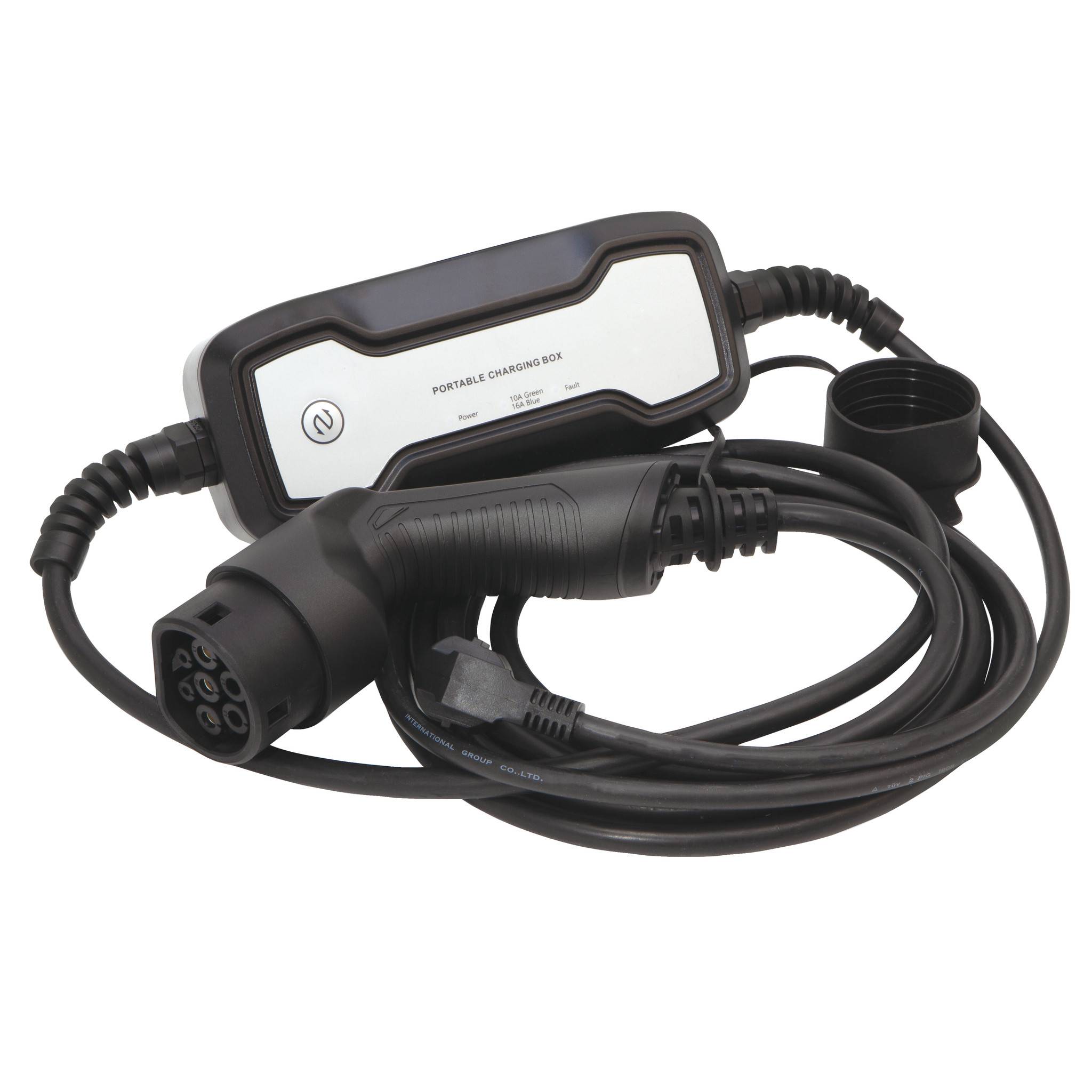 Cable de charge pour véhicule électrique 16A/T2 - 10A/16A ajustable 1ph 3.6 kW | 028975 - Gys