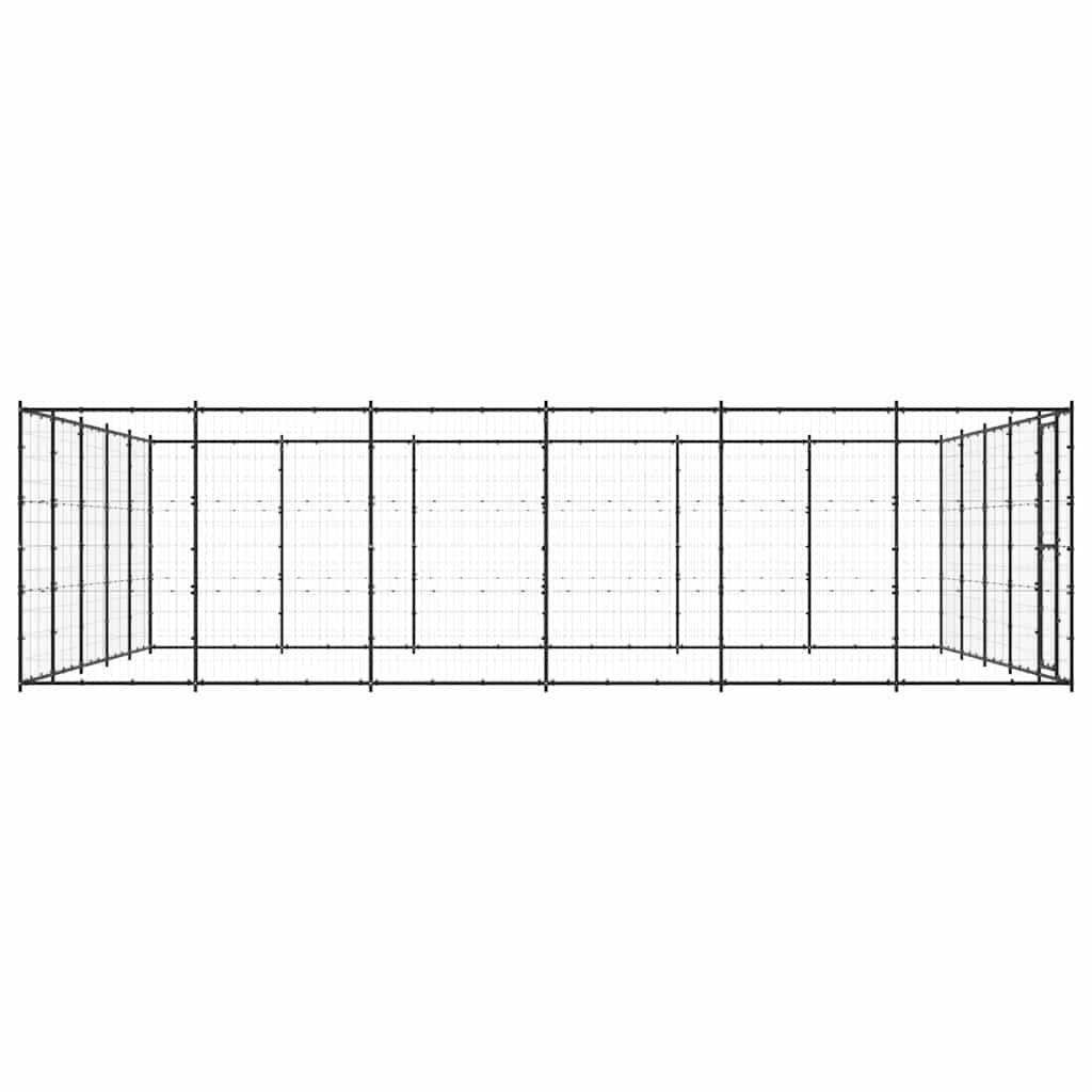 Vidaxl - Chenil d'extérieur pour chiens Acier 36,3 m² vidaXL 3082324 - Image 6