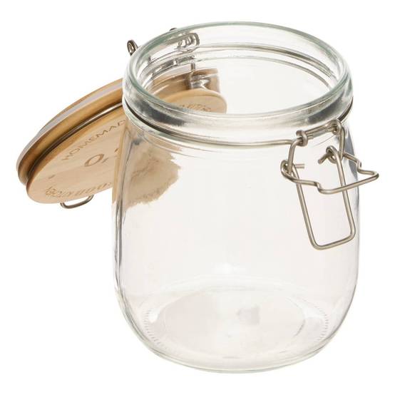 Bocal verre couvercle pin "Wording" 0,75L - 5five - Image 4