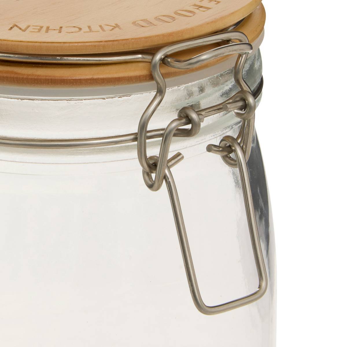 Bocal verre couvercle pin "Wording" 0,75L - 5five - Image 3