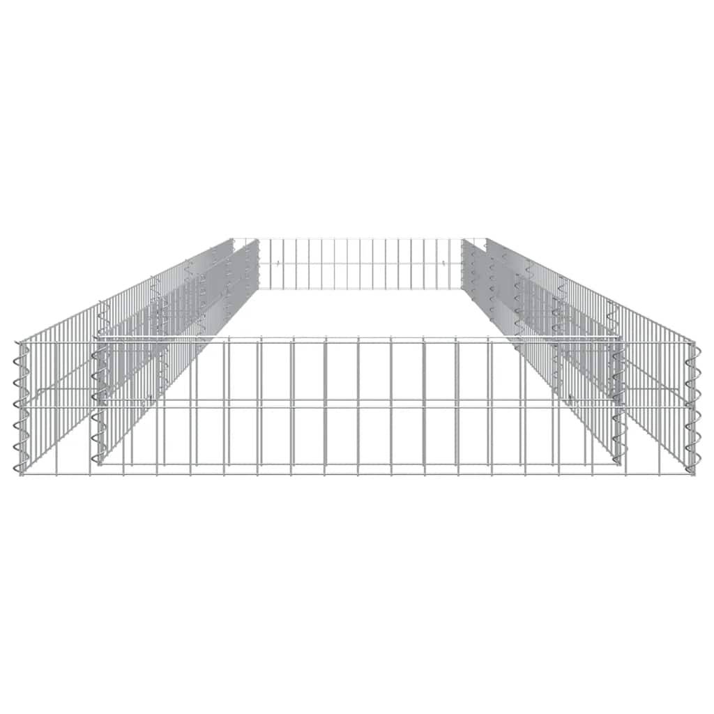 Vidaxl - Lit surélevé à gabion Acier galvanisé 500x100x20 cm vidaXL 151315 - Image 7