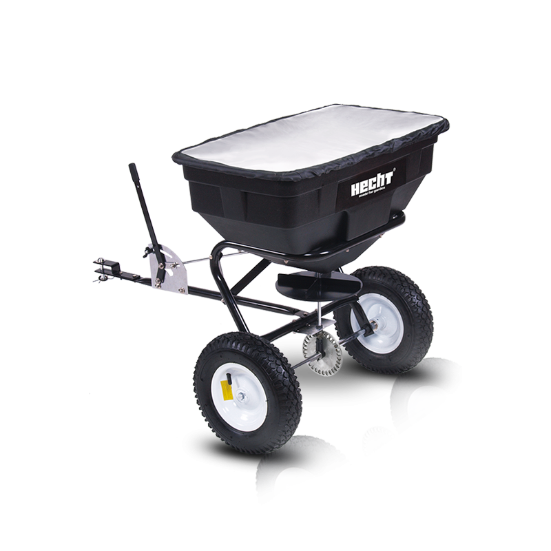 Hecht 260 Epandeur universel et remorque de Haute Qualité 60 l Largeur 46-48 cm Dosage exact